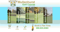 Desktop Screenshot of mullenhurstgolf.com